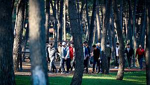 Başkan Yıldırım Gençlerle Sabah Yürüyüşü Yaptı