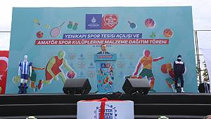 İBB’DEN SPORA TESİS VE EKİPMAN DESTEĞİ