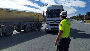 İstanbul'da hafriyat kamyonları denetlendi