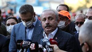 TBMM Başkanı Şentop, deprem bölgesinde