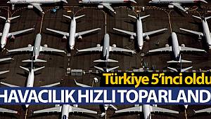 Türkiye, havacılığın en hızlı toparlandığı 5. Ülke oldu
