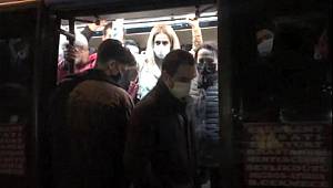 Esenyurt'ta artan vakalara rağmen minibüslerde değişmeyen manzara