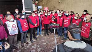 İşçiler Ankara’ya yürümek için yeniden toplandı