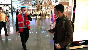 İstanbul Havalimanı'nda korona virüs denetimi