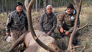 MHP’li eski başkanın ‘kızıl geyik’ avı tepki çekti