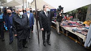 Pazar Yerlerine Covid-19 Denetimi