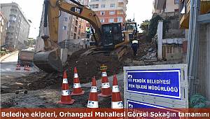 Pendik'te yol açma çalışmaları devam ediyor