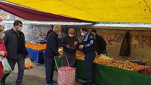 ADALAR'DA HALK PAZARLARINDA DENETİM DEVAM EDİYOR