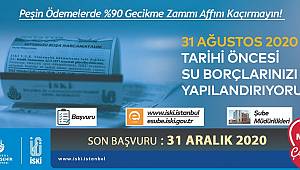 İSKİ SU BORÇLARINI YAPILANDIRIYOR