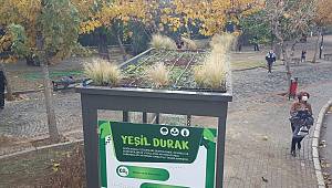 İzmir’in ilk doğa dostu otobüs durağı