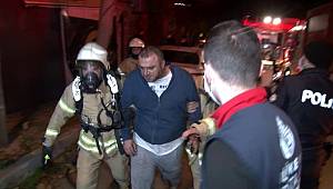  Kartal'da çıkan yangında dumandan etkilenen bir kişi kurtarıldı
