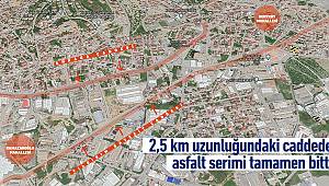 Pendik'te Yıldırım Bayezit Caddesi baştan aşağı asfaltlandı