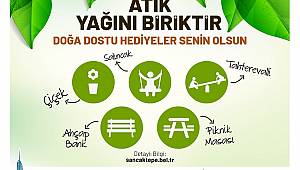 Sancakepe'de Atık Yağını Biriktir Doğa Dostu Hediyeler Senin Olsun