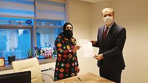 AK Parti Kartal İlçe Başkanı Olarak Seçilen Ebubekir Taşyürek Mazbatasını Aldı