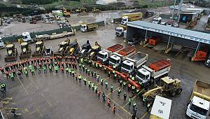 Pendik beklenen kar yağışına karşı 7/24 hazır