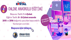 Kartal Belediyesi'nden Online Anaokulu Eğitimi