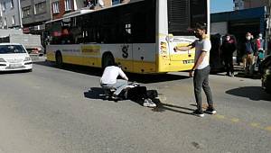 Pendik’te iki motosiklet kafa kafaya çarpıştı