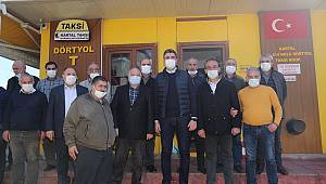 Kartal Belediye Başkanı Gökhan Yüksel, taksici esnafıyla bir araya geldi