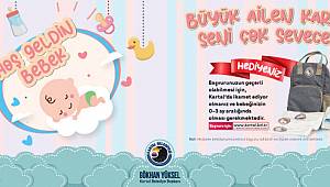 Kartallı Ailelerin Yeni Doğan Bebeklerine İlk Hediye Belediyeden