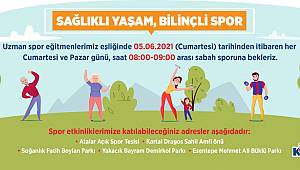Kartal’da Sağlıklı Yaşam ve Bilinçli Spor Etkinlikleri başlıyor