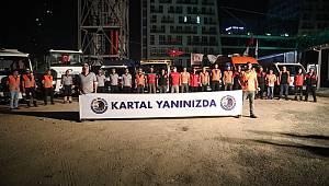 KARTAL BELEDİYESİ’NDEN SEL MAĞDURLARINA YARDIM ELİ