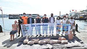 BEŞİKTAŞ’TA DÜNYA İLK YARDIM GÜNÜ İÇİN FARKINDALIK ÇALIŞMASI GERÇEKLEŞTİRİLDİ