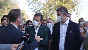 KARTAL’DA BAŞTAN AŞAĞI YENİLENEN PARKA İMAMOĞLU ZİYARETİ