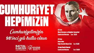 ATAŞEHİR 10 GÜN BOYUNCA CUMHURİYET'İ KUTLAYACAK