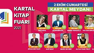 Edebiyat ve Medya Dünyası’nın Ünlü Kalemleri Kartal Kitap Fuarında