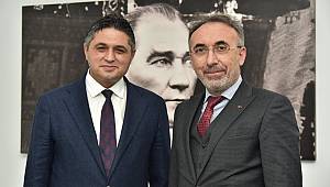 SANAYİ BÖLGELERİ GENEL MÜDÜRÜ FATİH TURAN’DAN ALİAĞA BELEDİYESİNE ZİYARET