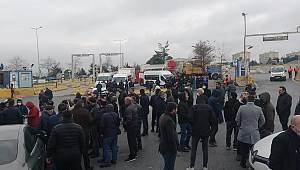 İstanbul Beylikdüzü limanda zam Protestosu