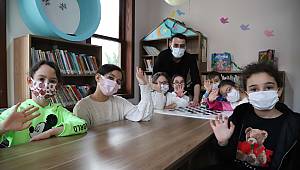 Öğrenciler yarıyıl yorgunluğunu Eğlenceli Çocuk Kütüphanesi’nde atıyor