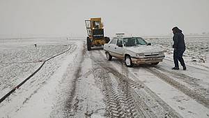 Şanlıurfa Belediyesinin Karla Mücadelesi Sürüyor