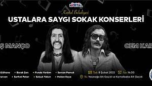 Barış Manço ve Cem Karaca Kartal’da ‘Ustalara Saygı Sokak Konserleri’ ile Anılacak