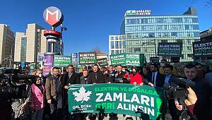CENGİZ KALYON GRUBU ÖNÜNDE ZAM EYLEMİ