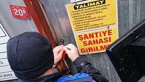 SÜLEYMANİYE ÖNÜNDE YÜKSELEN İNŞAAT MÜHÜRLENDİ
