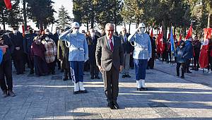 18 Mart Şehitler Günü ve Çanakkale Deniz Zaferi’nin 107. yıldönümü nedeniyle tören düzenlendi