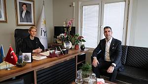 Başkan Gökhan Yüksel'den, İYİ Parti İlçe Başkanlığına hayırlı olsun ziyareti