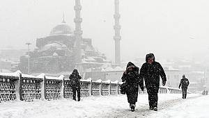 Meteoroloji duyurdu: İstanbul'da 5 günlük kar yağışı haritaya yansıdı