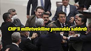 TBMM Genel Kurulu'nda gerginlik: CHP'li milletvekiline yumrukla saldırdı