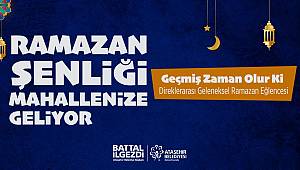 ATAŞEHİR'DE DİREKLERARASI GELENEKSEL RAMAZAN EĞLENCELERİ BAŞLIYOR
