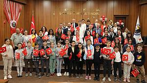 Başkan Gökhan Yüksel, ‘102 Çiçek Çocuk Değişim Programı' ile dünya çocuklarıyla buluştu