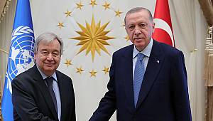 Cumhurbaşkanı Erdoğan, BM Genel Sekreteri Guterres'i kabul etti