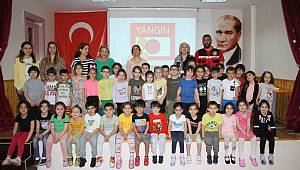 Çocuk Gelişim Merkezi’ndeki öğrencilere yangın eğitimi verildi