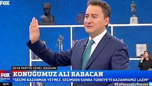 Ali Babacan: ‘Erdoğan kazanamaz’
