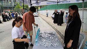 Kartal Belediyesi’nden LGS Öncesi Öğrencilere Su İkramı