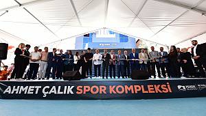 Ahmet Çalık Spor Kompleksi Yoğun İlgiyle Açıldı