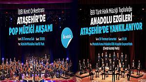 ATAŞEHİR’DE AÇIK HAVA KONSERLERİ BAŞLIYOR
