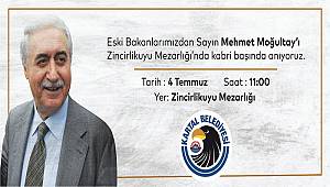 Eski Bakan Moğultay Vefatının 5’inci Yılında Kabri Başında Anılacak