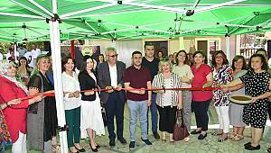 TEKKOOP ve KESKÜP’ün el emeği ürünlerini tanıtıp pazarlayacağı stantların açılışı gerçekleştirildi